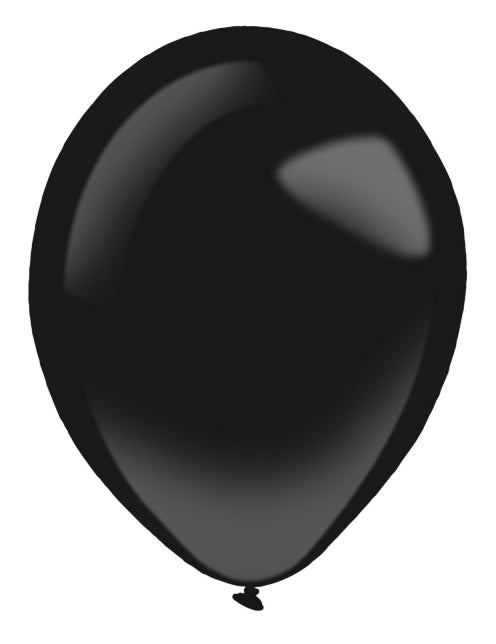 100 Ballons noirs 27 cm
