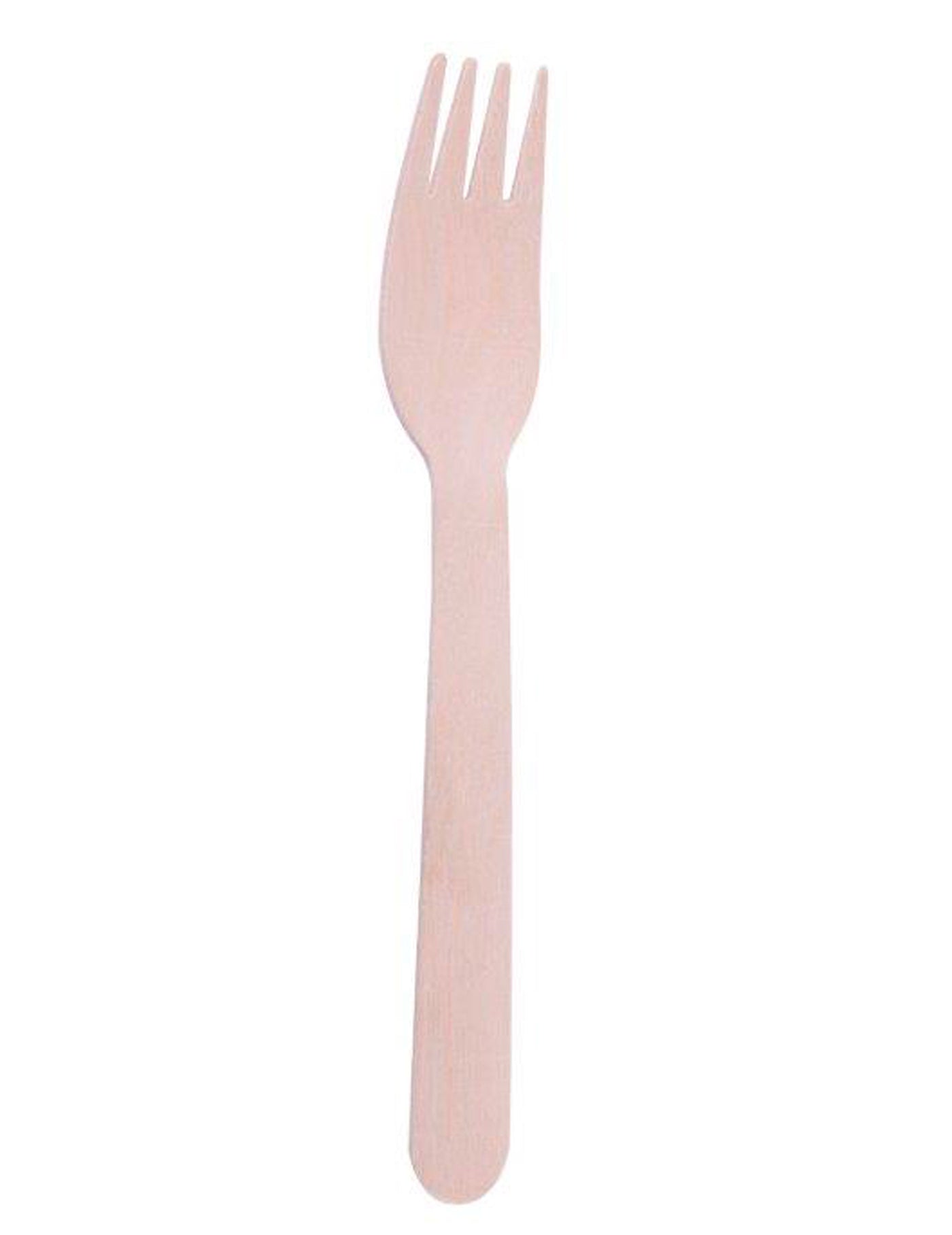 50 fourchettes en bois 16 cm éco-responsables