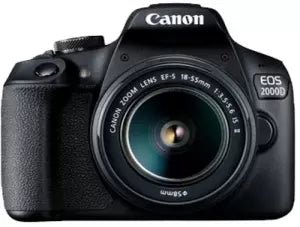Canon EOS 2000 D NOIR + 18-55 IS II
