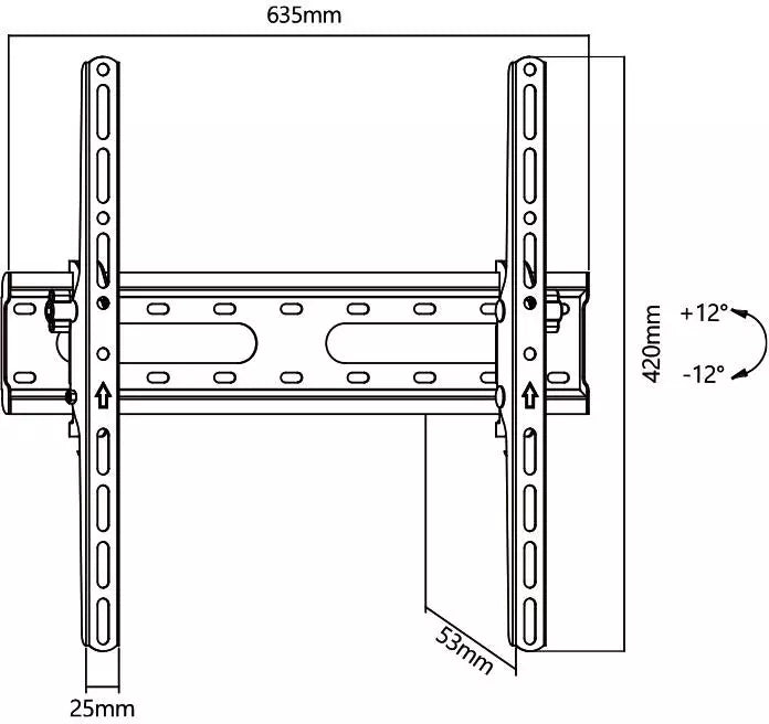 MBG Support TV ELB-3280-TILT