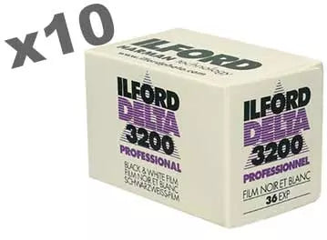 Ilford PACK 10 3200 DELTA 135 36