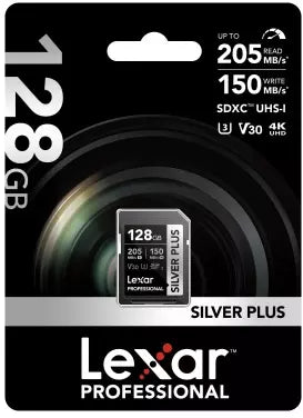 Lexar SDXC SILVER PLUS 128 G V 30