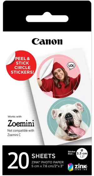 Canon ZP 2030 2 C 20 FEUILLES RONDES
