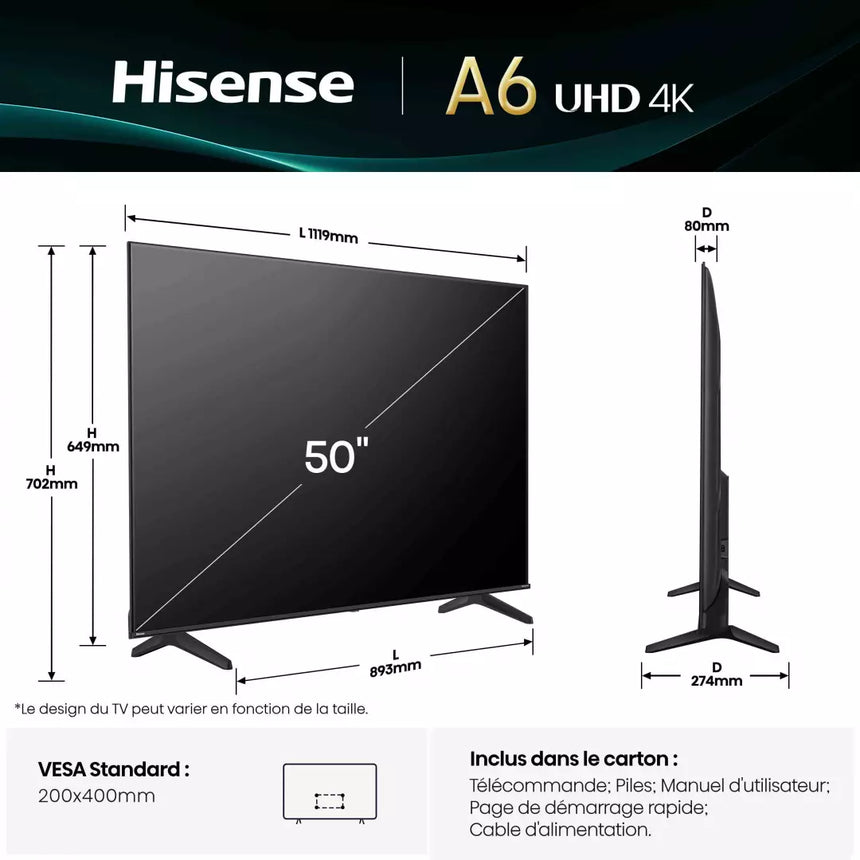 HISENSE 50A6Q
