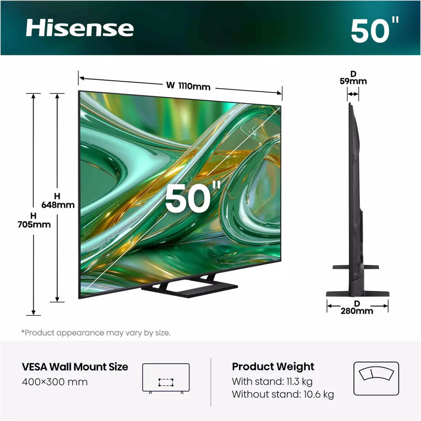 TV Mini LED Hisense 50E8S