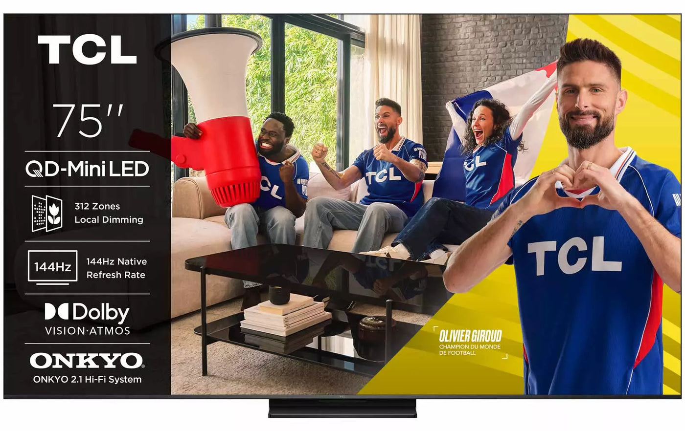 TV LED TCL 75C6KPRO