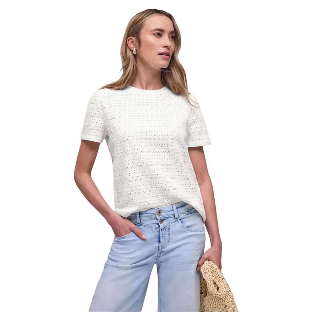T-Shirt Coton Crème