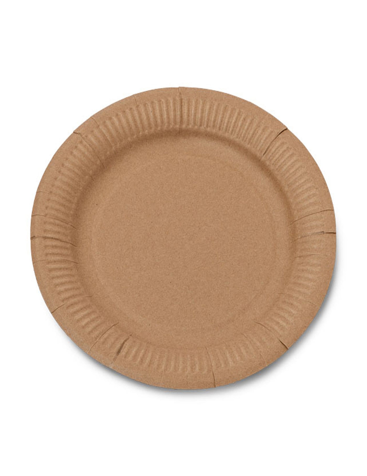 10 petites assiettes en carton kraft 18 cm recyclables