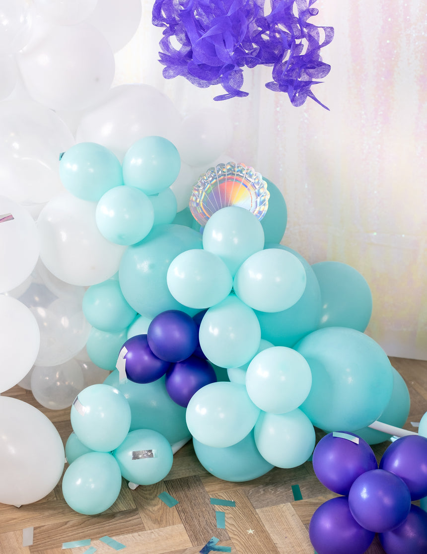 12 Ballons menthe 28 cm