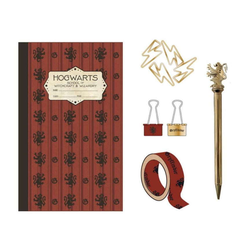 HARRY POTTER - Griffondor - Set de Papeterie 6pc.