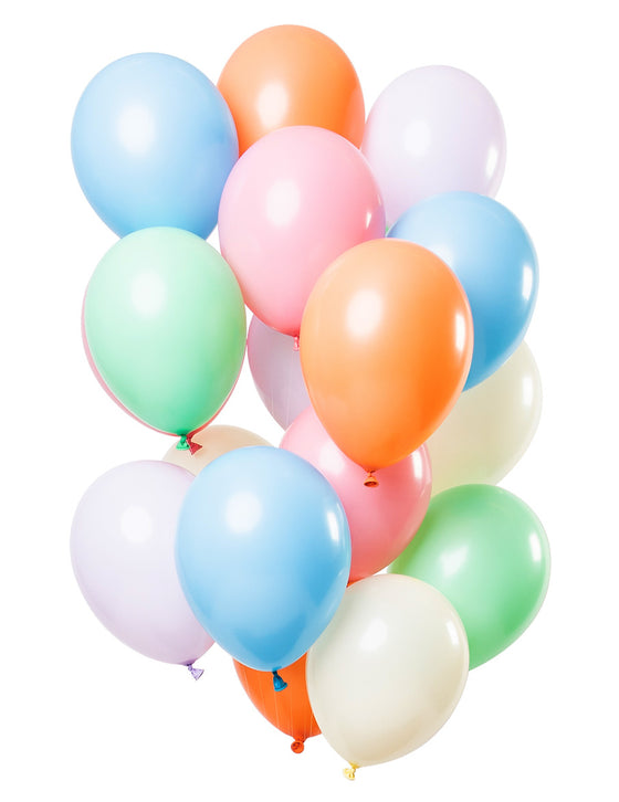 15 Ballons en latex pastel 33 cm