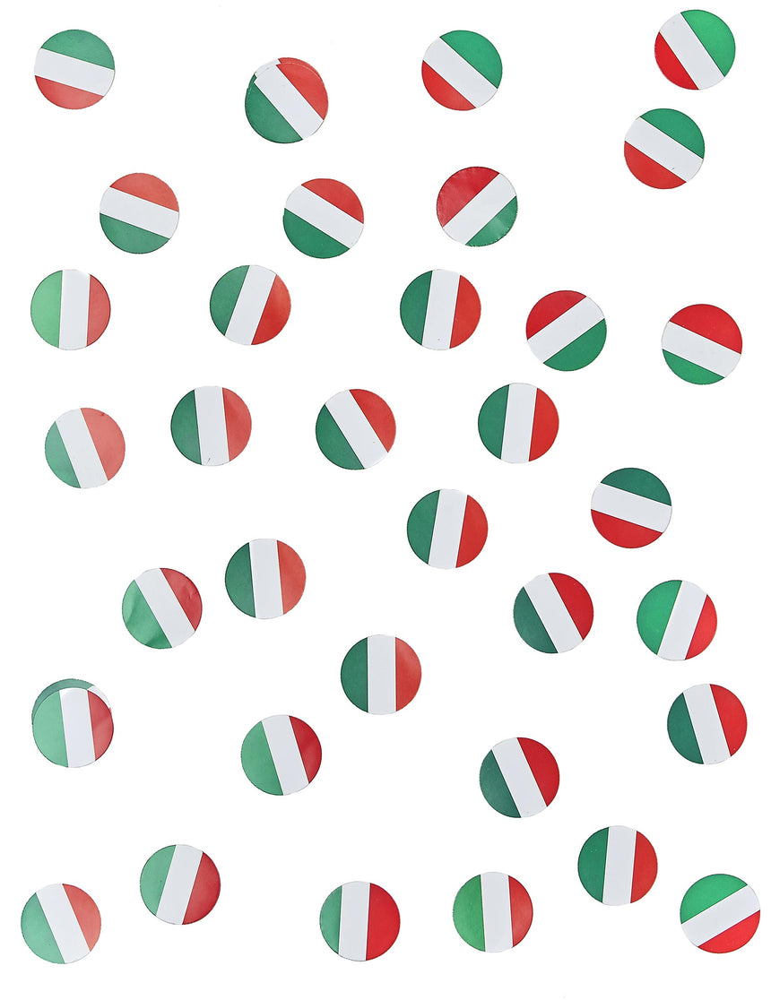 150 Confettis de table drapeau Italie