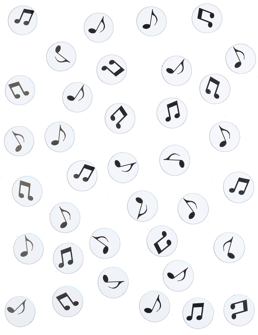 150 confettis de table note de musique en papier