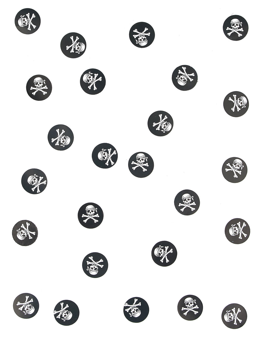 150 confettis de table pirate 2.5 cm