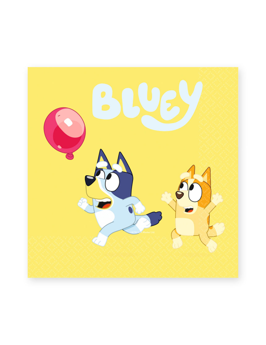 16 Serviettes Bluey 33 x 33 cm