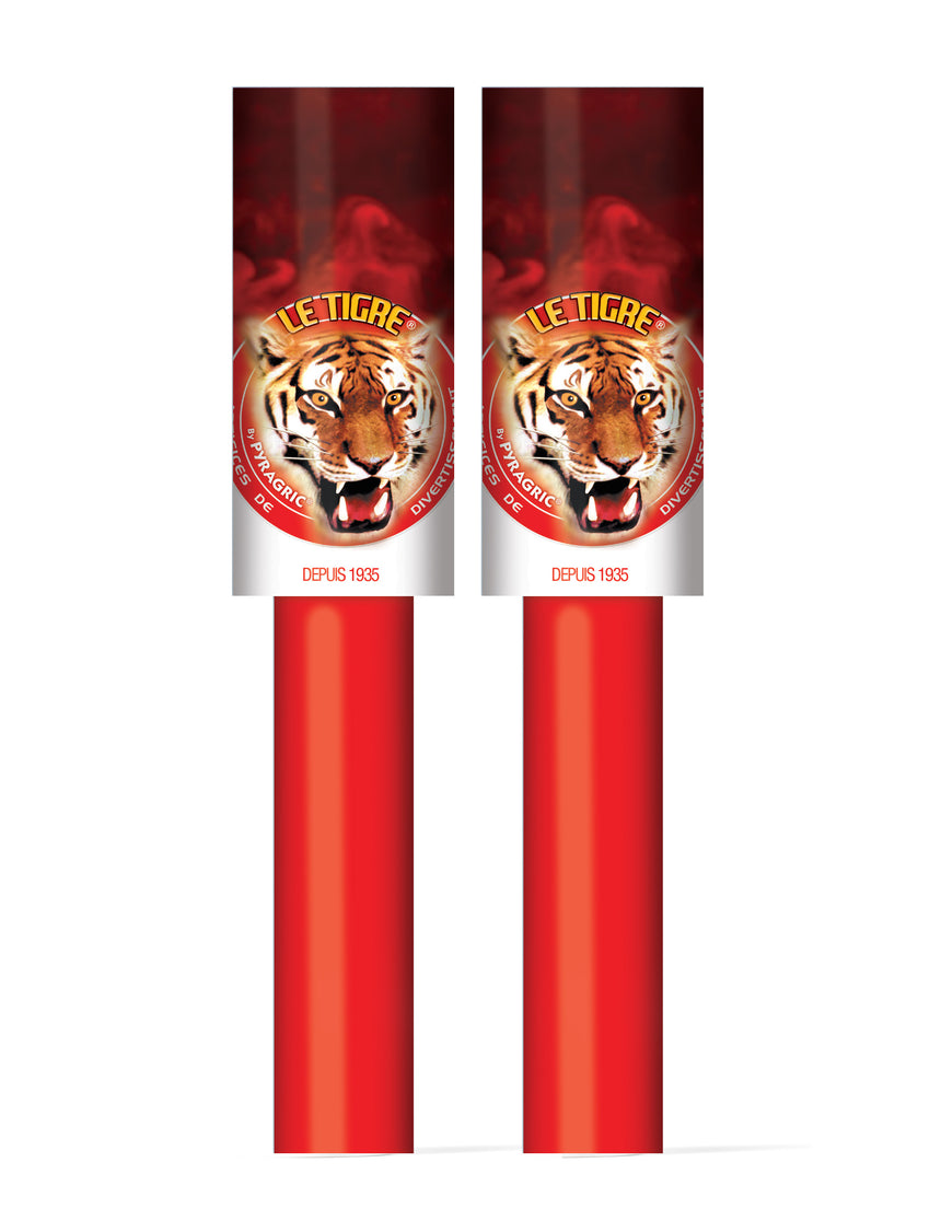 2 Fumigènes à main rouges 45 secondes