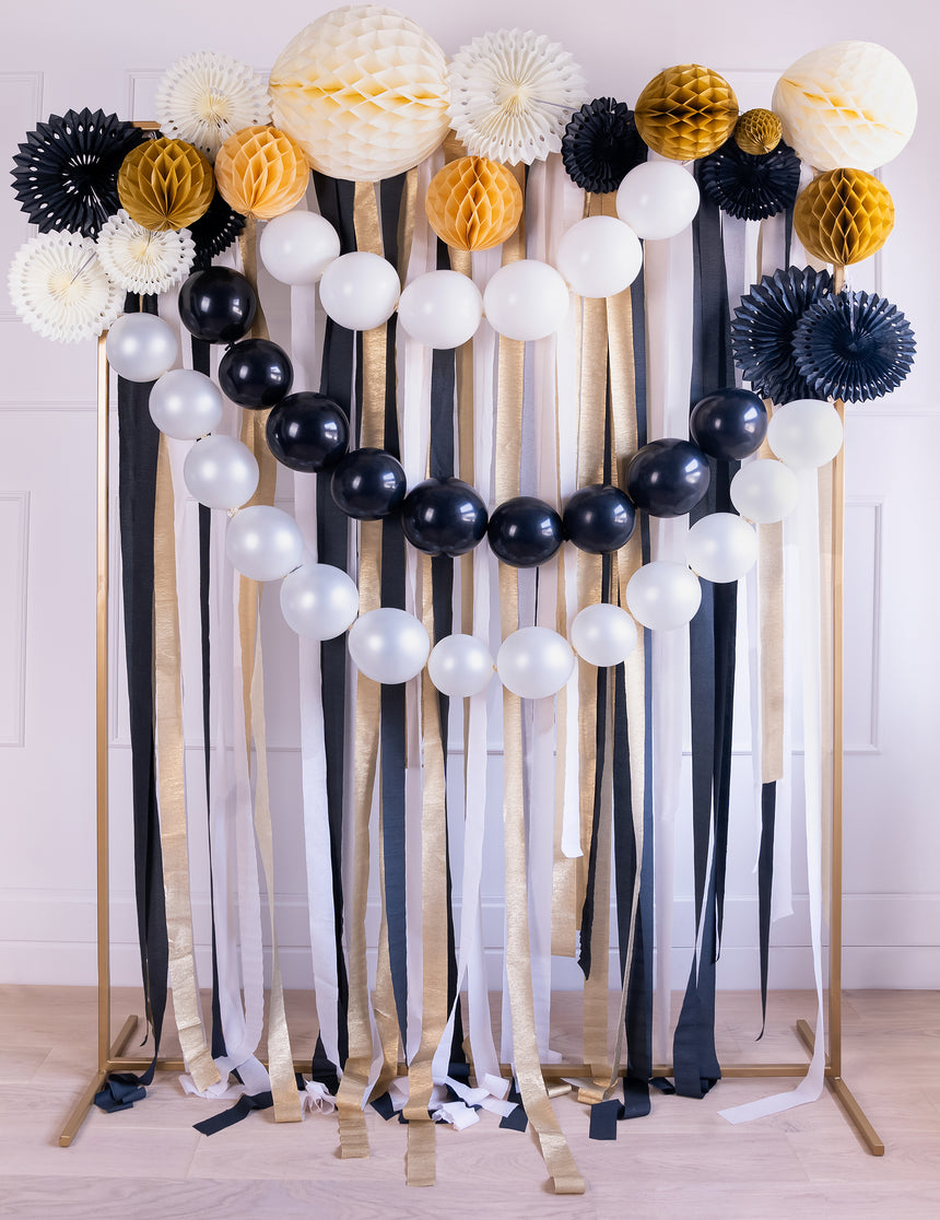 20 Ballons noir à relier 28 cm