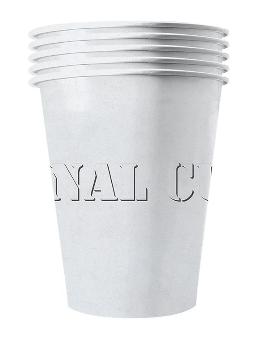 20 Gobelets américains carton recyclable blanc 53 cl