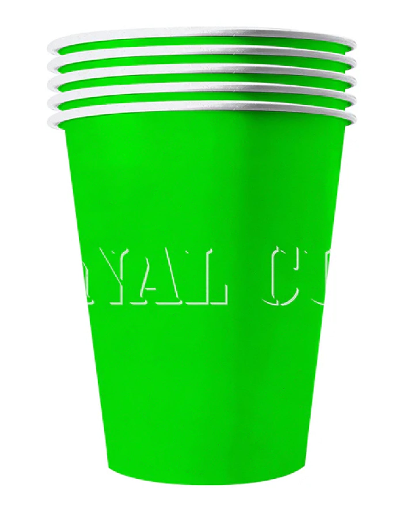 20 Gobelets américains carton recyclable verts 53 cl