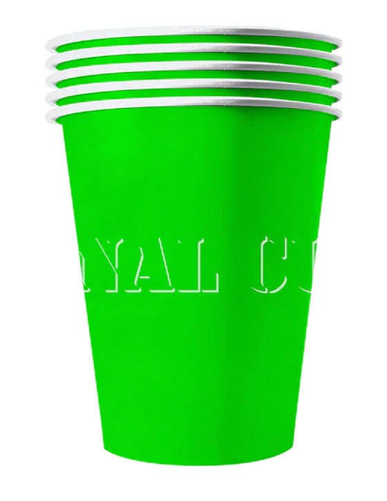 20 Gobelets américains carton recyclable verts 53 cl
