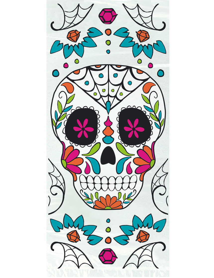 20 Sachets bonbons en plastique Dia de los muertos 28 x 12 cm