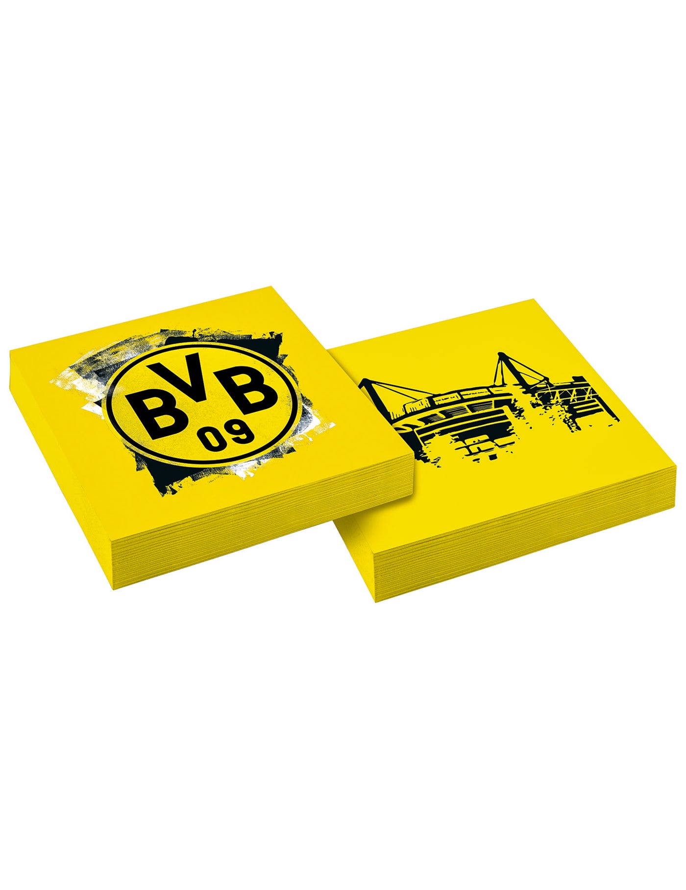 20 Serviettes en papier Borussia Dortmund 33 x 33 cm