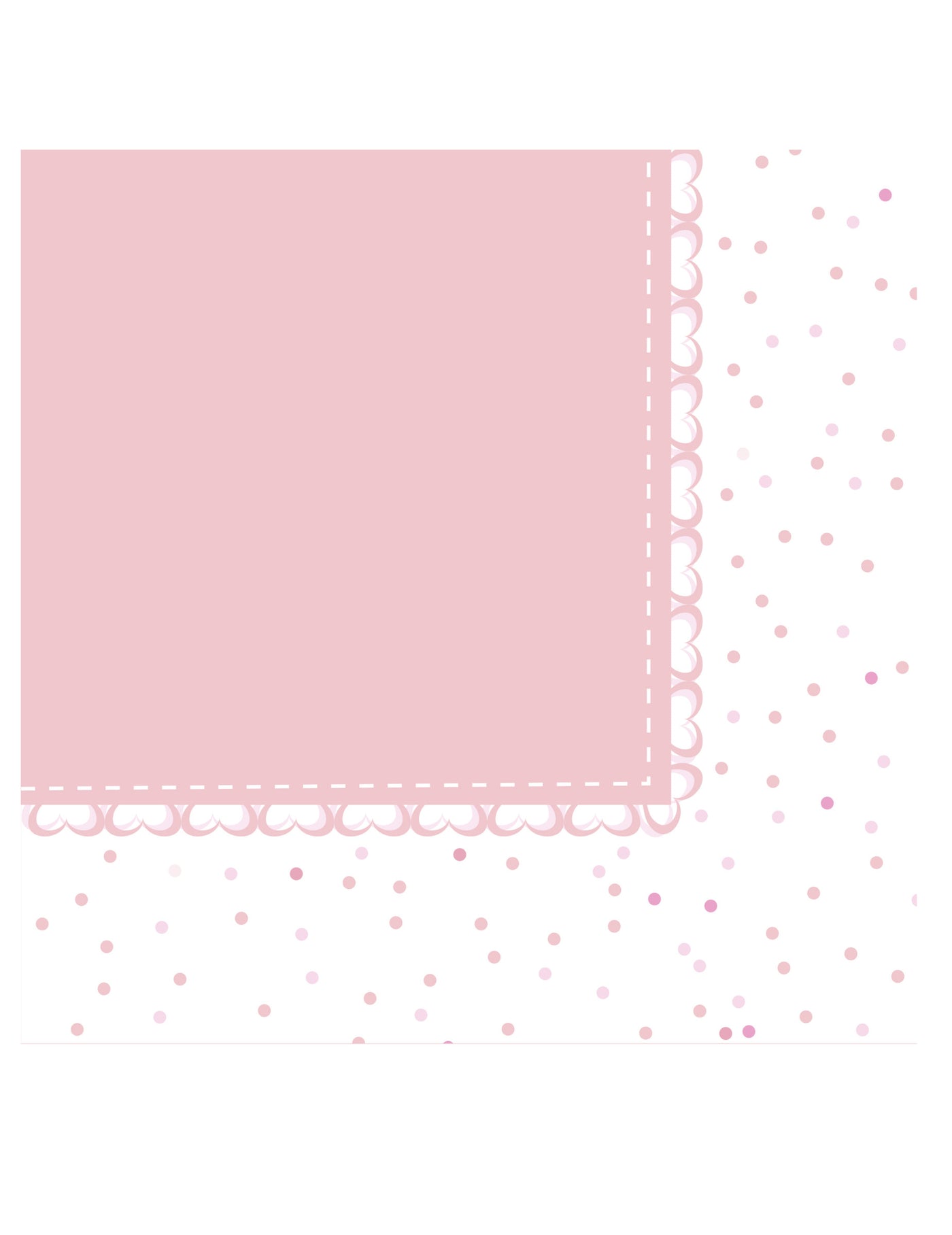 20 Serviettes en papier c?urs roses 33 x 33 cm