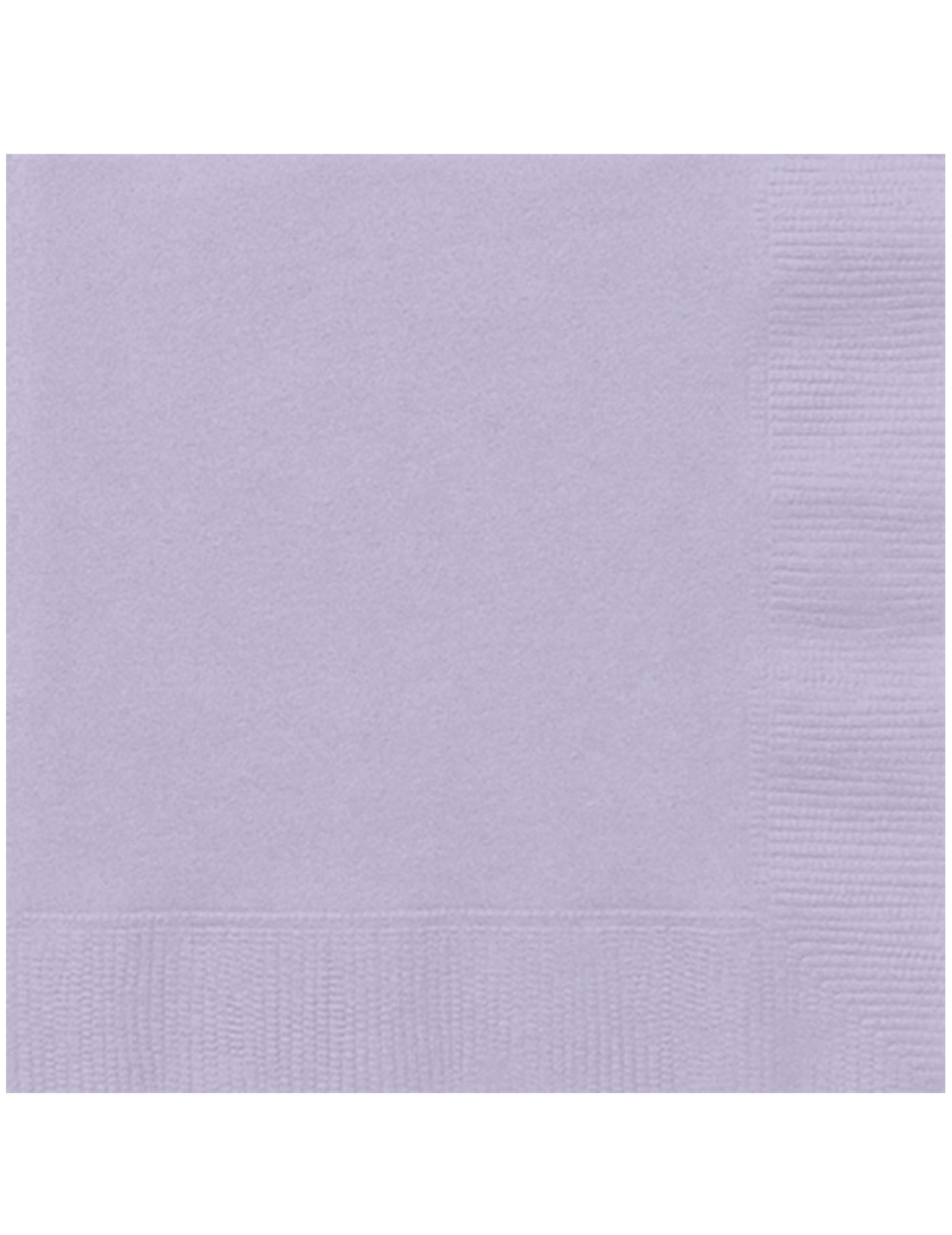 20 serviettes en papier lavande 33 x 33 cm mariage