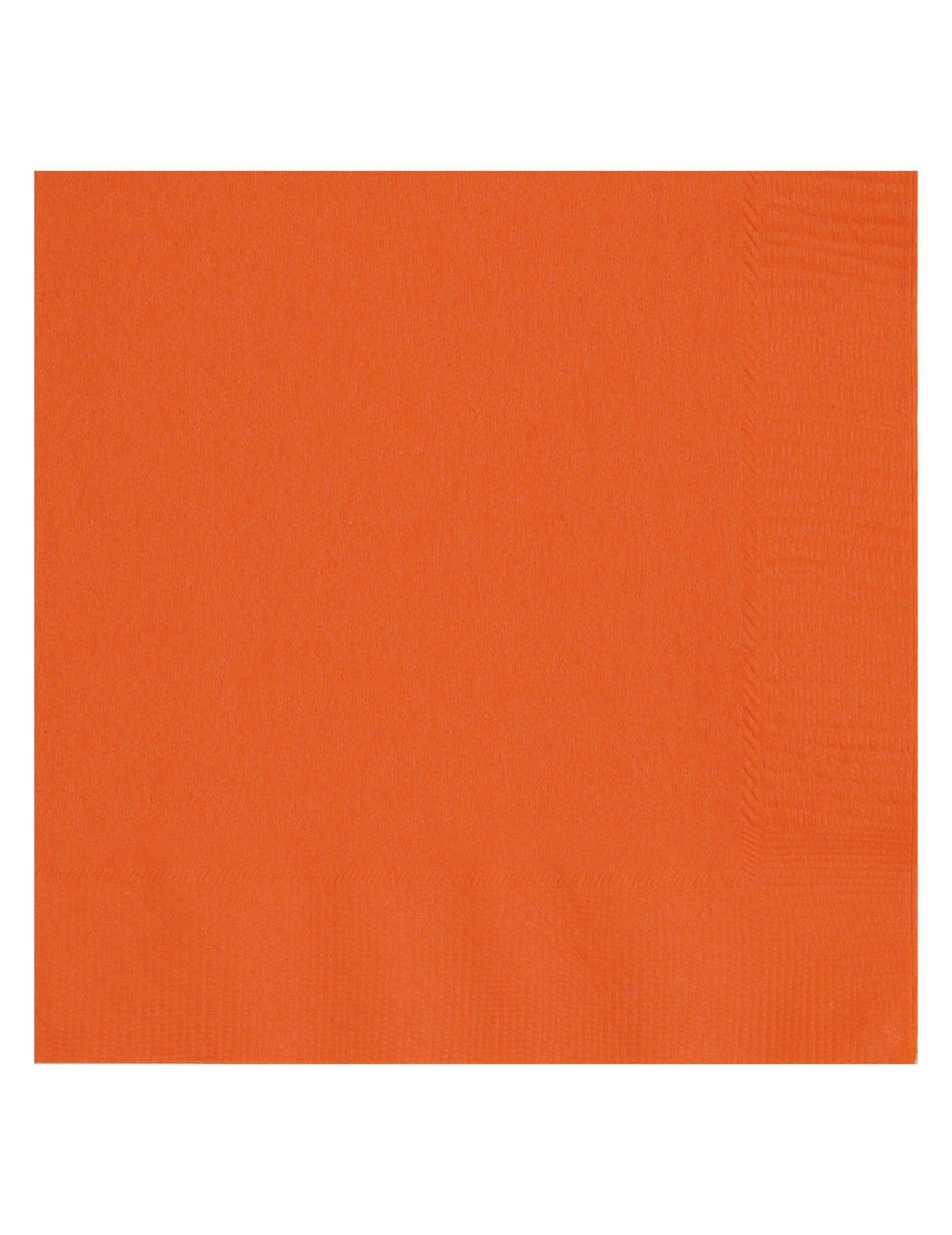 20 Serviettes en papier oranges 33 x 33 cm