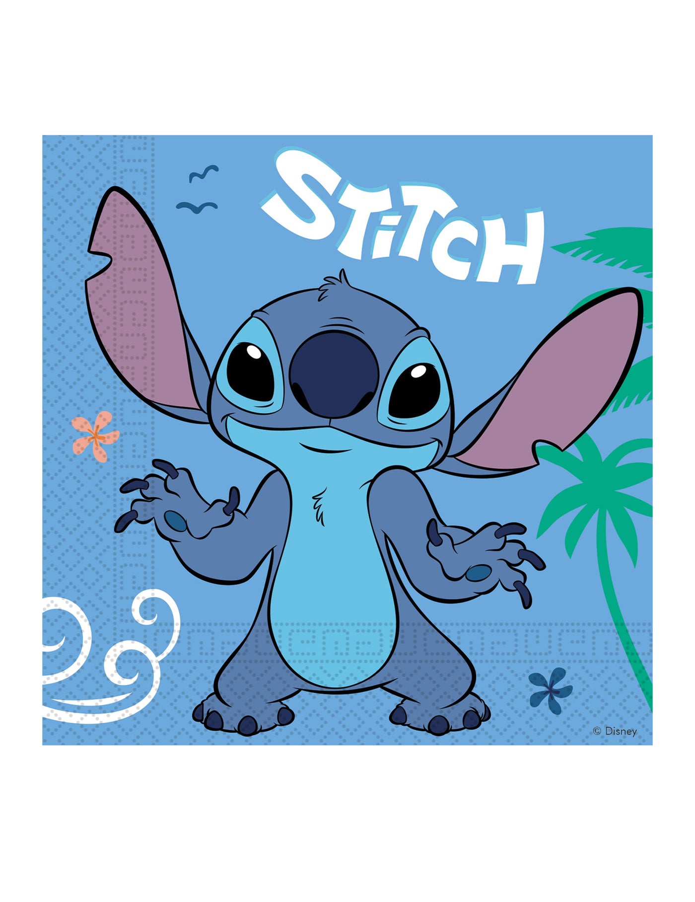 20 Serviettes en papier Stitch 33 x 33 cm