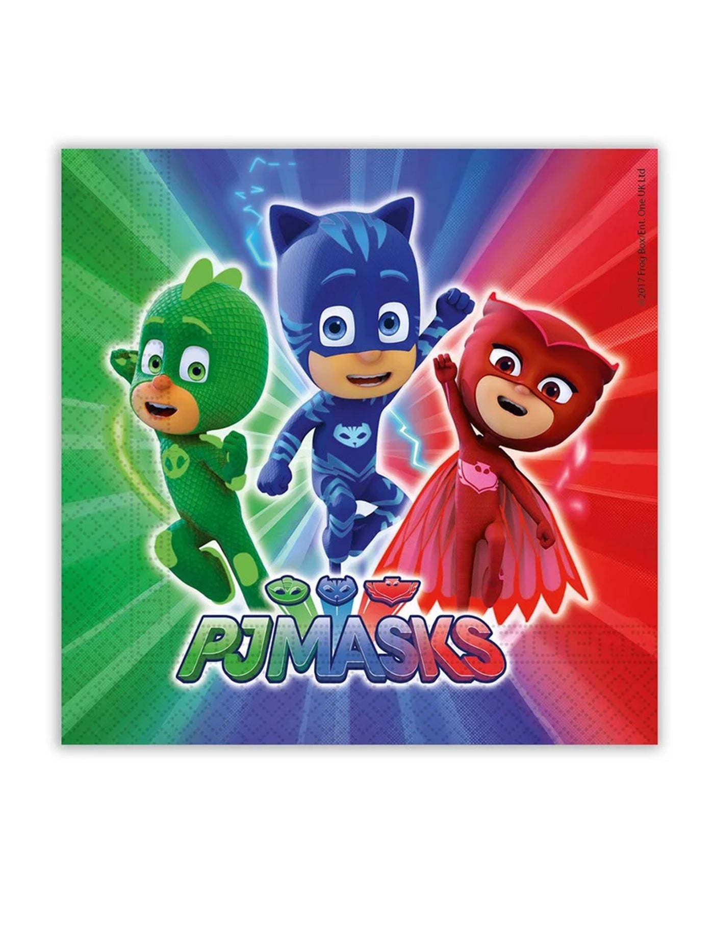 20 serviettes Pyjamasques  33 x 33 cm