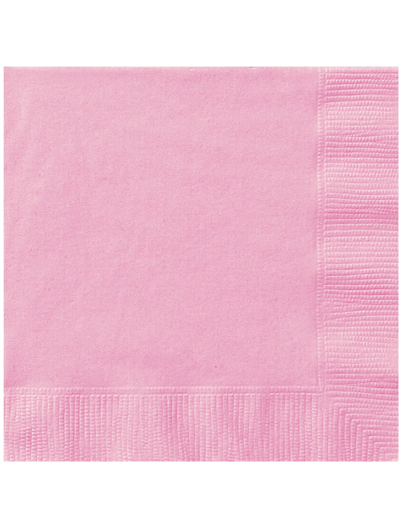 20 serviettes en papier roses clair 33 x 33 cm unies effet pastel