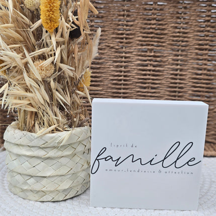 Cadre déco 10/10 "Esprit de famille....