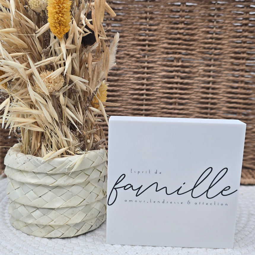 Cadre déco 10/10 "Esprit de famille....