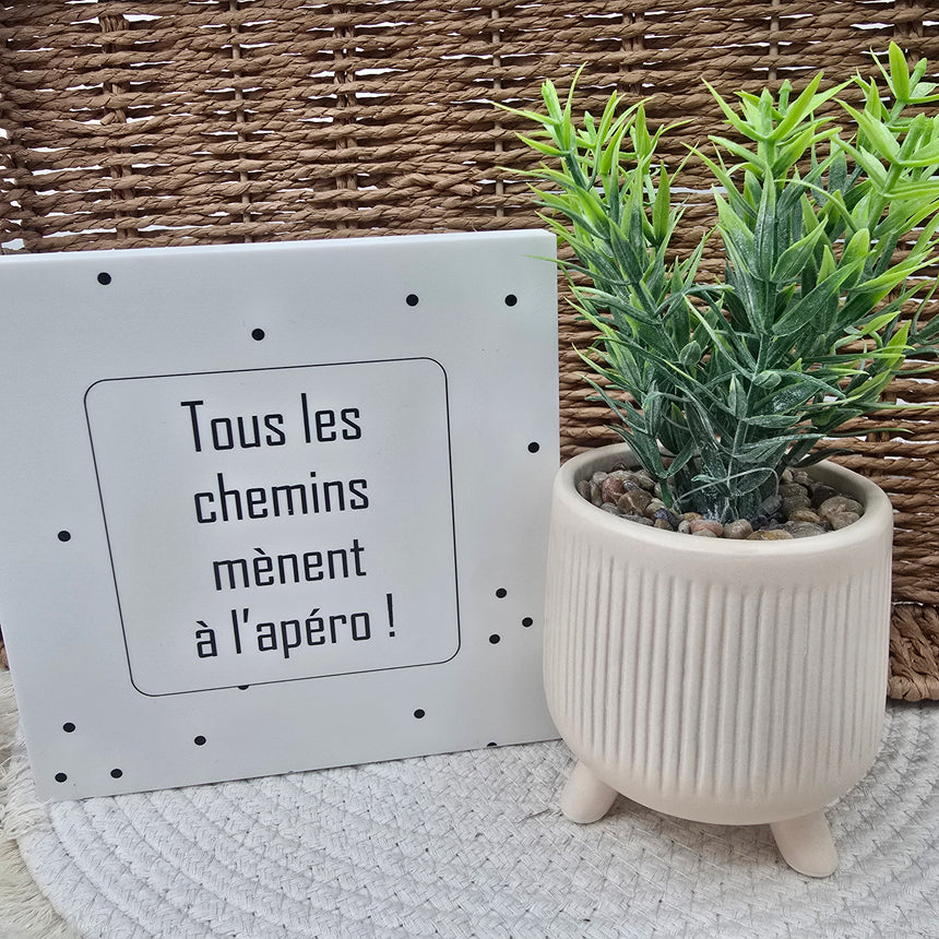 Cadre déco 15/15 "Tous les chemins...