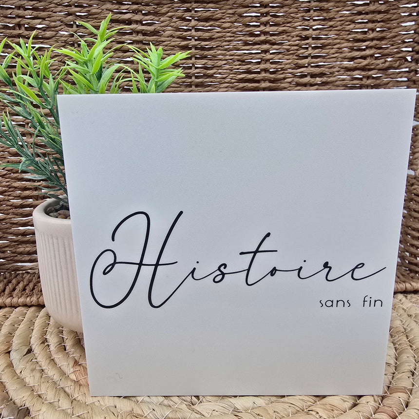 Cadre déco 15/15 "Histoire sans fin "