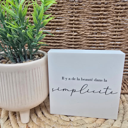 Cadre déco 10/10 "Il y a de la beauté ...