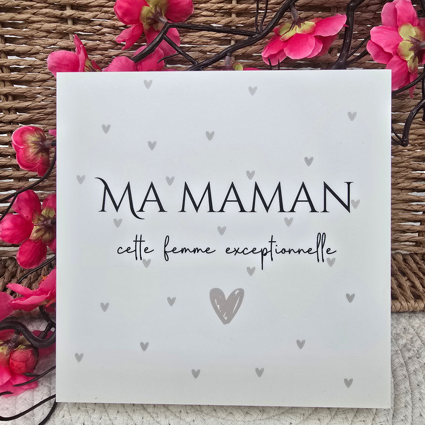 Cadre déco 15/15 "Ma maman cette femme ...
