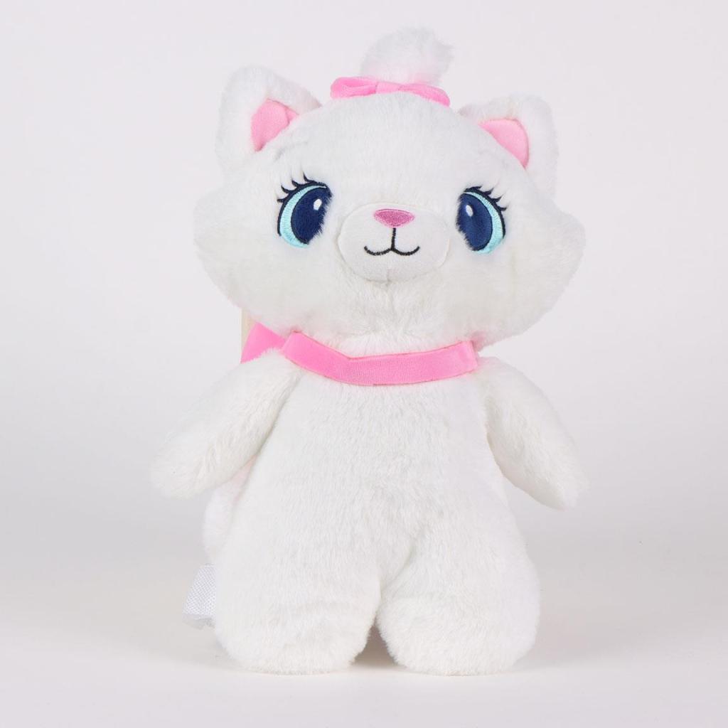DISNEY - Marie - Sac à Dos Peluche - 30x17x11cm