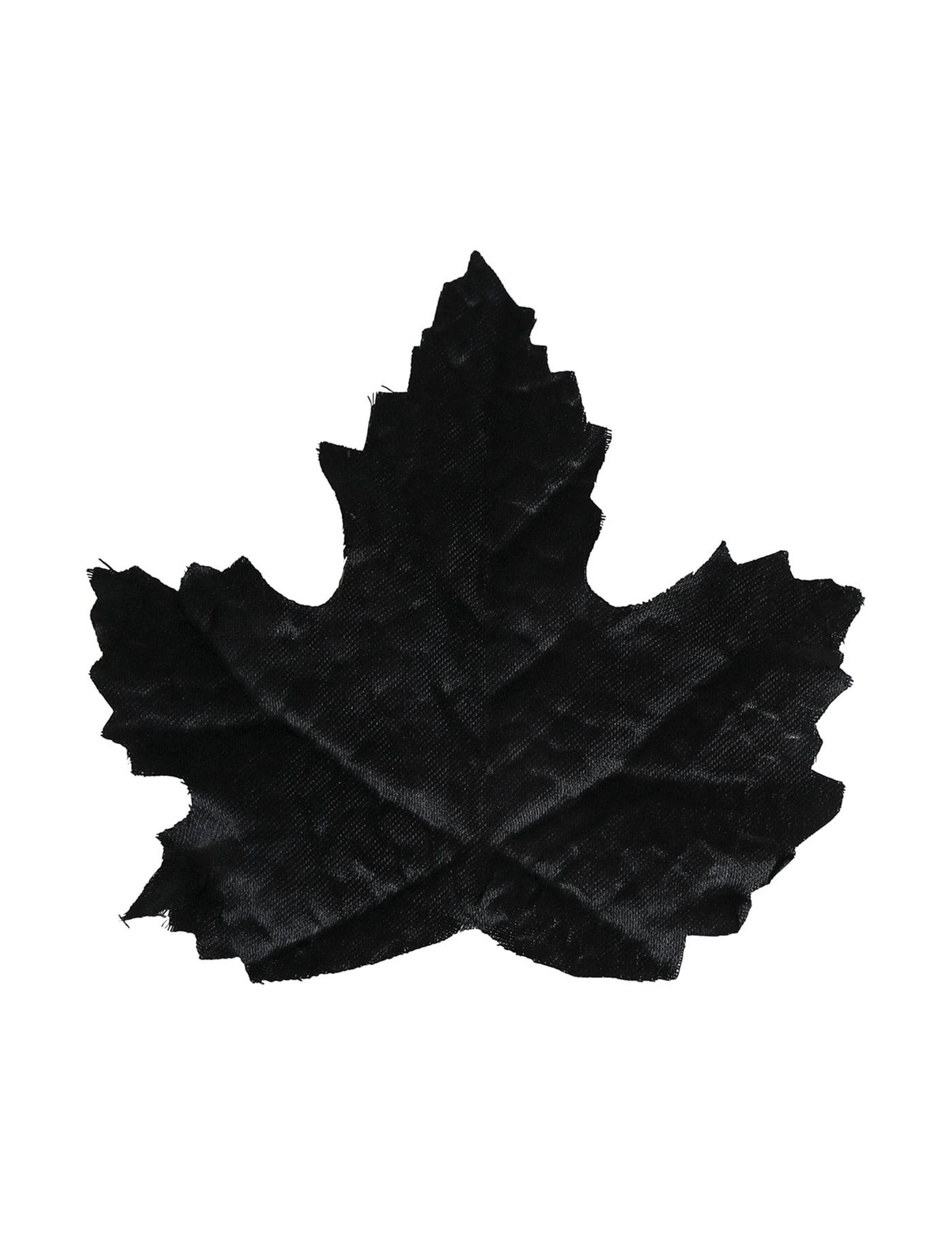 24 Feuilles noires 10 cm