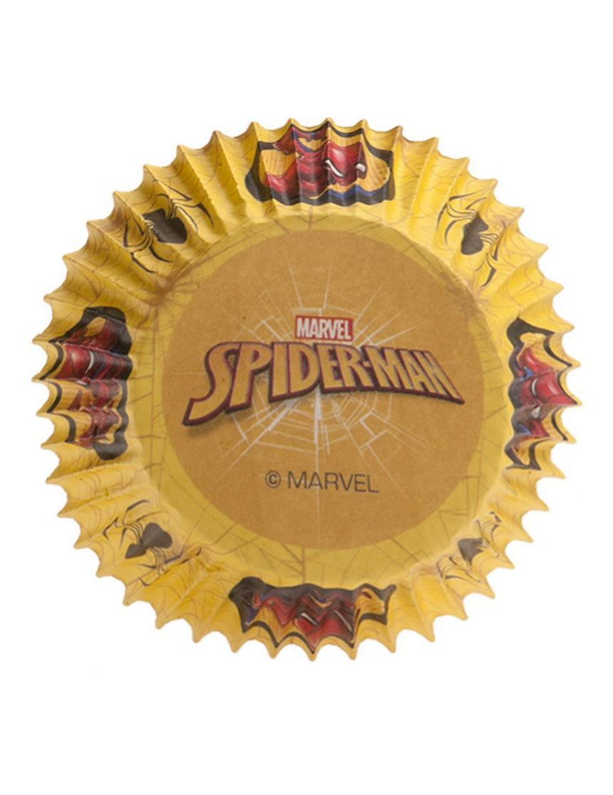 25 Moules à cupcakes en papier Spiderman 5 x 3 cm