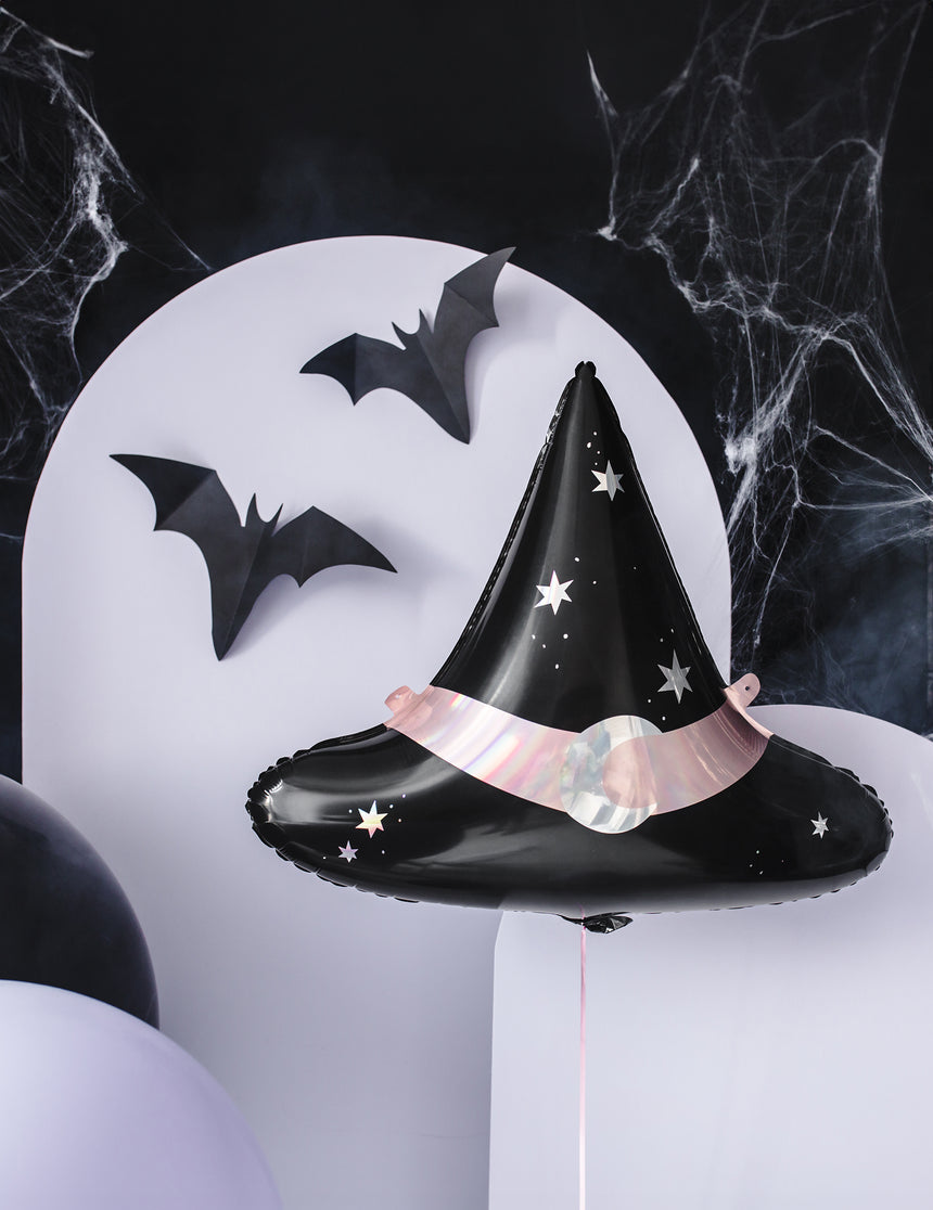 3 Suspensions en carton chauve-souris noires