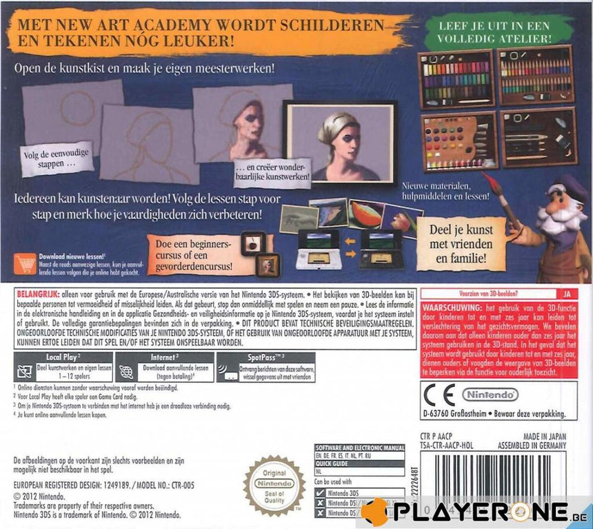 New Art Academy ( Box NL - Jeu FR/NL ... )