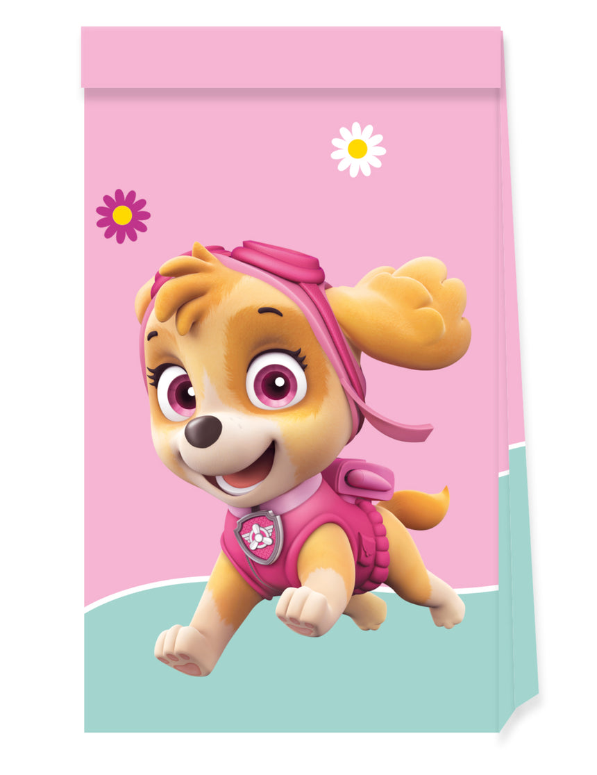4 sachets en papier Pat' Patrouille Stella