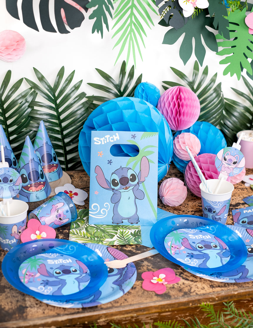 4 Sacs cadeaux papier Stitch