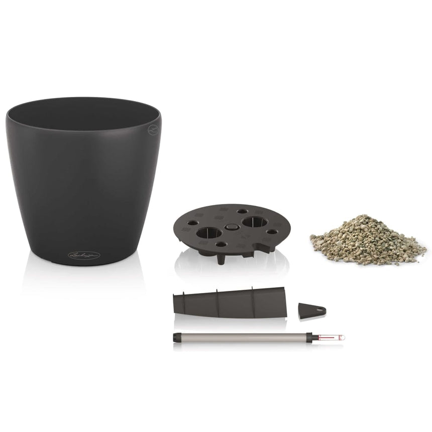Lechuza Plantenbak Classico Color 28 All-In-One Grijs 13204