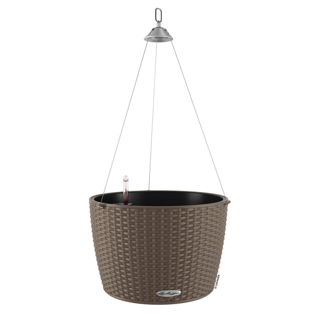 Lechuza Plantenbak Nido Cottage 35 All-In-One Hangend Zandbruin