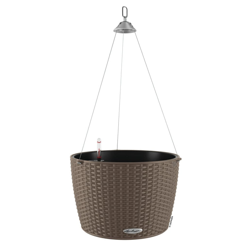 Lechuza Plantenbak Nido Cottage 35 All-In-One Hangend Zandbruin
