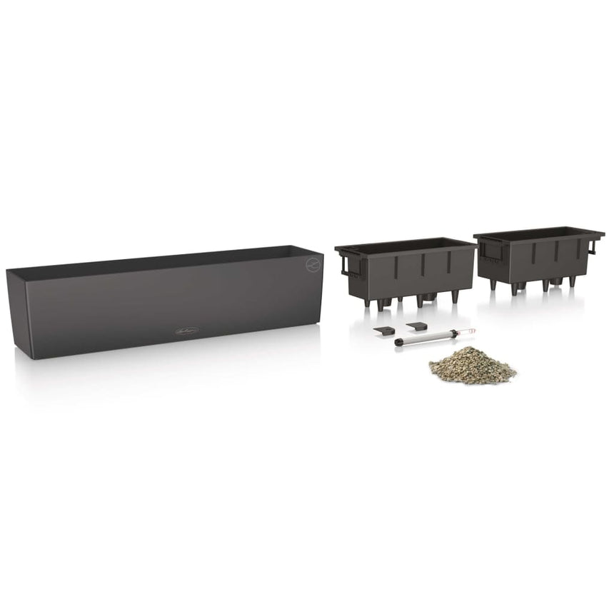 Lechuza Plantenbak Balconera Color 80 All-In-One Leigrijs 15683