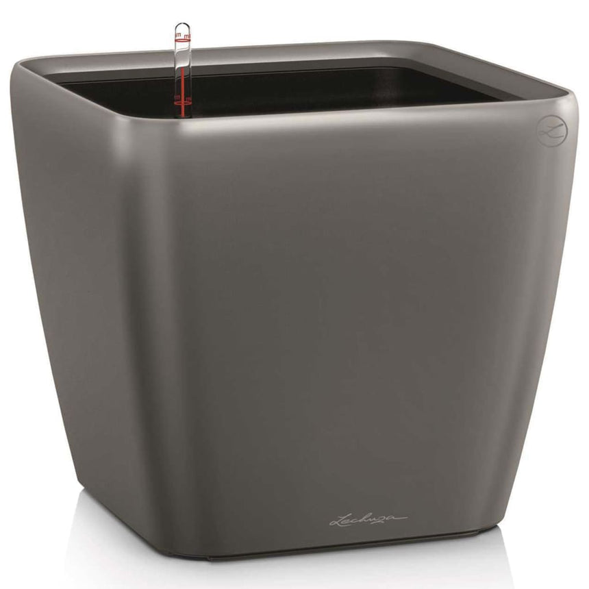 Lechuza Plantenbak Quadro Ls 35 All-In-One Houtskool 16163